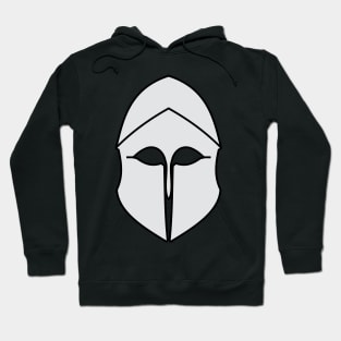 Corinthian helmet (silver) Hoodie